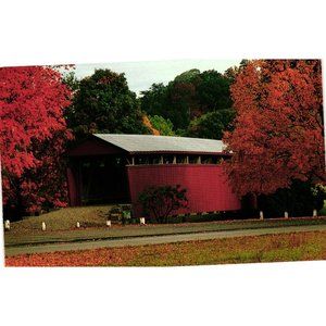 Cedar Lakes Conference Center Covered Postcard Ripley West Virginia Travel Souve